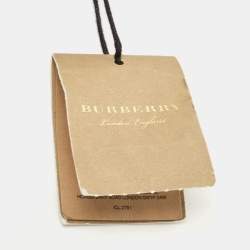 Burberry Blue/Black Leather Reversible Buckle Belt 80CM