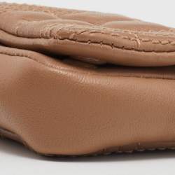 Pre Owned Burberry Beige Quilted Leather AirPods Pro Case 