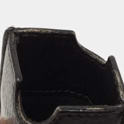 Burberry Black Spike Studded Leather Phone Pouch