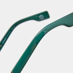Pre Owned Burberry Green/Black Joni Sunglasses