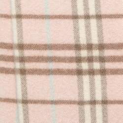 مملوكة مسبقًا Burberry Pink Nova Check Cashmere Fringed Stole