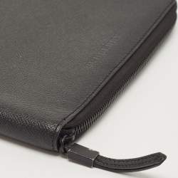 Burberry Black Leather Tablet Case