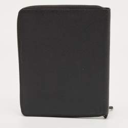 Burberry Black Leather Tablet Case