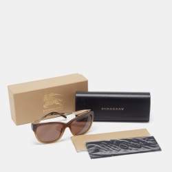 Burberry Brown/Gold B4203 Square Sunglasses