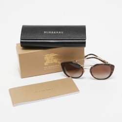 Burberry Brown Gradient B4251-Q Butterfly Sunglasses