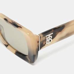 Burberry Beige/Black Tortoise Print Delilah Square Sunglasses