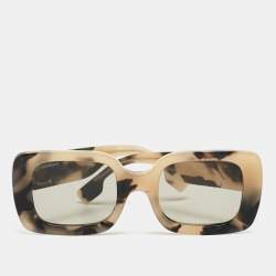Burberry Beige/Black Tortoise Print Delilah Square Sunglasses