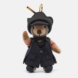 Burberry Black Thomas Bear Bag Charm