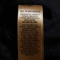 Pre Owned Burberry Black Cotton Knit Joggers L
