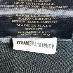 Burberry Navy Blue Gabardine Double Breasted Trench Coat S