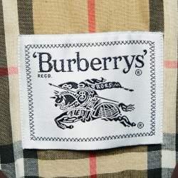 Pre Owned Burberry Vintage Burgundy Quilted Jacket M
