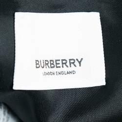 Burberry Black Virgin Wool Fringed Slim Leg Pants M