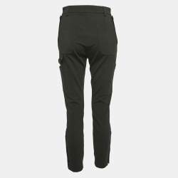 Pre Owned Burberry Black Jersey Cargo Pants M