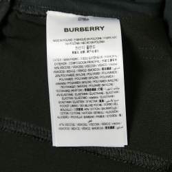 Pre Owned Burberry Black Jersey Cargo Pants M