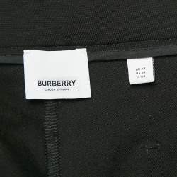 Pre Owned Burberry Black Jersey Cargo Pants M