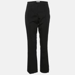 Burberry Black Wool Trousers S