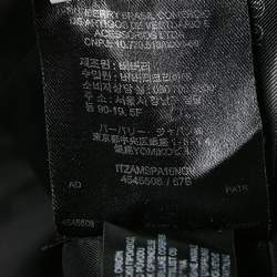 Pre Owned Burberry Brown Gabardine Double Breasted Coat S