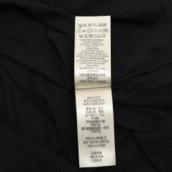 Pre Owned Burberry Black Cotton Long Sleeve Top M