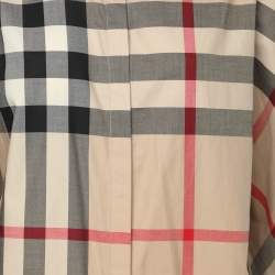 Burberry Beige Nova Check Cotton Shirt XL