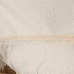 Pre Owned Burberry Grey Cotton Blend Double Breasted Short Trench Coat XS