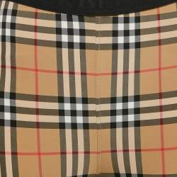 Burberry Brown Novacheck Print Jersey Belvoir Leggings XS