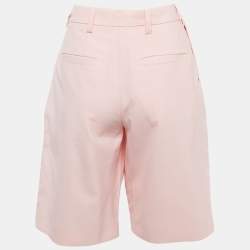 Burberry Pink Cotton Bermuda Shorts M