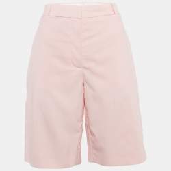 Burberry Pink Cotton Bermuda Shorts M