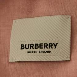 Burberry Pink Cotton Bermuda Shorts M