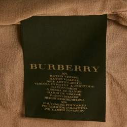 Burberry Brown Ribbon Work Tulle Short Skirt S