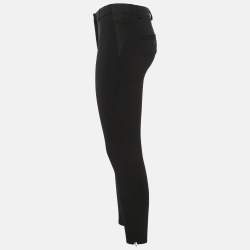 Burberry Black Jersey Skinny Fit Trousers XS