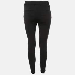 Burberry Black Jersey Skinny Fit Trousers XS