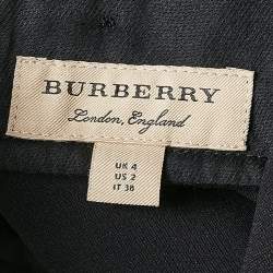 Burberry Black Jersey Skinny Fit Trousers XS
