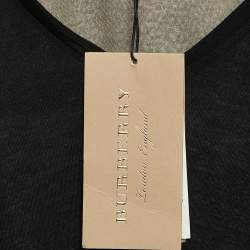 Pre Owned Burberry Black Modal Jersey Layered T-Shirt M
