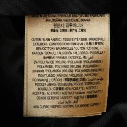 Pre Owned بنطلون بربري مفصل قطن كاروهات أرجواني مقاس صغير (سمول)