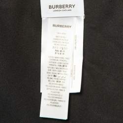 Burberry White Animal Print Silk Padded Cape One Size