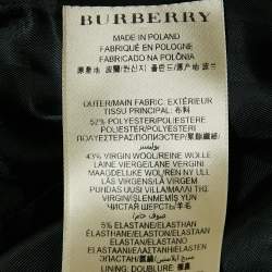 Burberry Beige Gabardine Duffle Jacket S