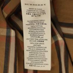 Burberry Brown Check Cotton Dress M