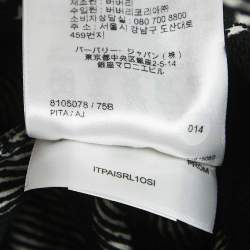 Burberry Black Jacquard Knit B-Charm Mini Skirt XS