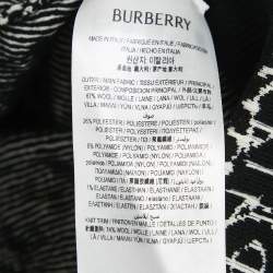 Burberry Black Jacquard Knit B-Charm Mini Skirt XS