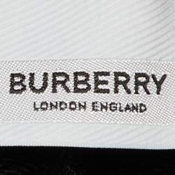 Burberry Black Logo Strip Detail Cotton Knit Joggers M