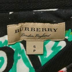 Burberry Multicolor Printed Cotton Crewneck Sweatshirt S