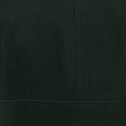 Pre Owned Burberry Black Wool Pocket Detail Sleeveless Tunic Top M