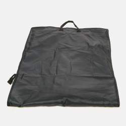 Burberry Black Nylon Real Fur Trim  Limefield Down Coat L