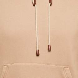 Burberry Beige Vintage Check Patterned Cotton Hoodie XS