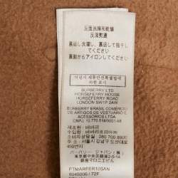 Burberry Beige Vintage Check Patterned Cotton Hoodie XS