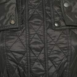Burberry Black Nylon Quilted Jacket XS