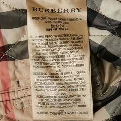 Burberry Black Nylon Quilted Jacket XS