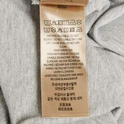 Burberry Grey Cotton Pique Polo T-Shirt L