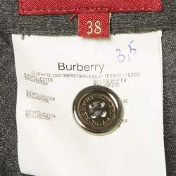 Burberry Black Jersey Flared Mini Skirt S