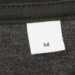 Burberry Black Cotton Nova Check Pocket T-Shirt M